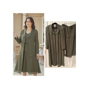 NWT CHRISTIE OF CALIFORNIA 3Pc Set skirts, jacket vest plus size 22